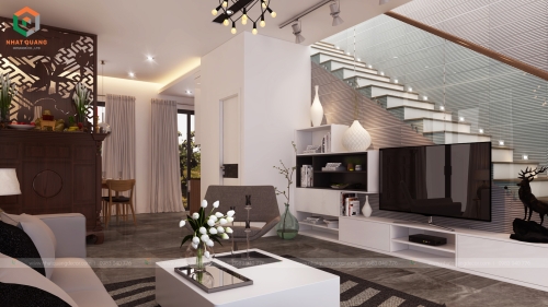 Thiết kế nội thất biệt thự đơn lập tại dự án Gamuda Gardens Hoàng Mai - Hà Nội